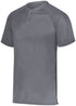 Augusta Sportswear Youth Attain Wicking Two-Button Baseball Jersey (1566), Color 'Graphite'